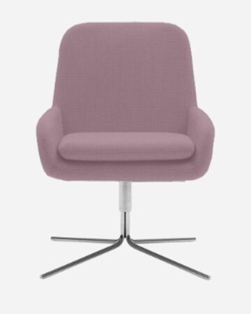 Softline Coco Drehsessel - Felt Melange - 640 Purple