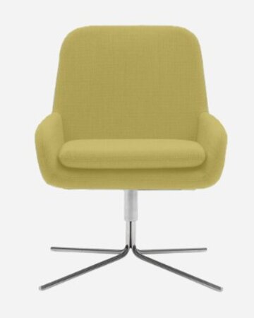 Softline Coco Drehsessel - Felt Melange - 847 Mustard