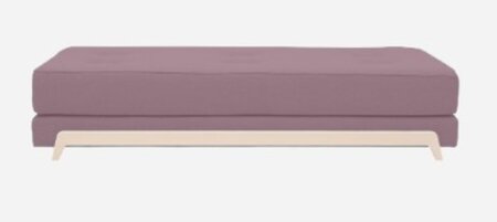 Softline Frame Schlafsofa mit Kaltschaum-Matratze - Felt Melange - 640 Purple