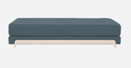 Softline Frame Schlafsofa mit Kaltschaum-Matratze - Felt Melange - 846 Blue Grey