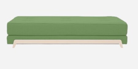 Softline Frame Schlafsofa mit Kaltschaum-Matratze - Felt Melange - 848 Green