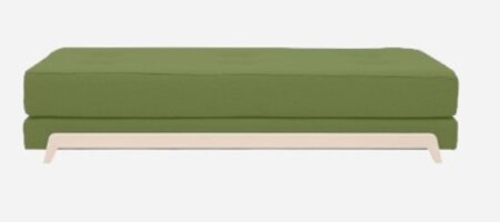 Softline Frame Schlafsofa mit Kaltschaum-Matratze - Felt Melange - 855 Olive