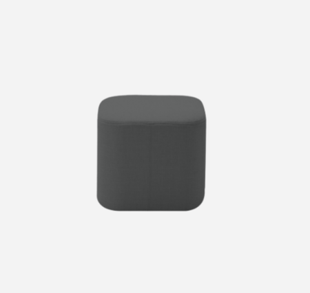 Softline Pouf Hocker-Isola, Main Line (Flax/Plus), Maremosso, Nordic, Synergy, Tempo, Tundra-Ash Black stained