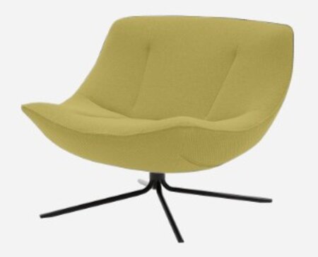 SOFTLINE VERA SESSEL - Felt Melange - 847 Mustard