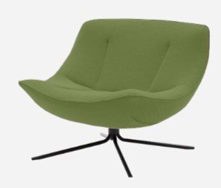 SOFTLINE VERA SESSEL - Felt Melange - 855 Olive