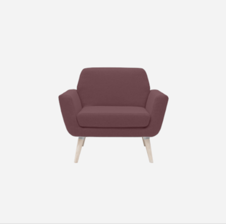 Softline SCOPE SESSEL-Felt Melange - 651 Eggplant