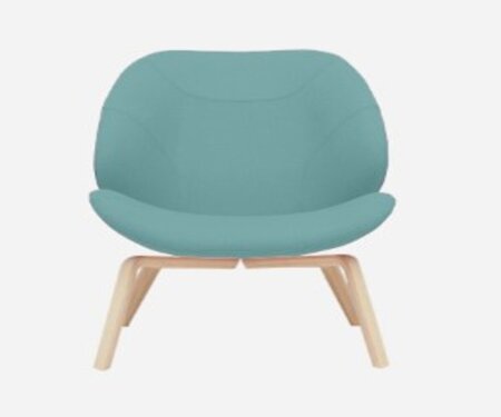 SOFTLINE EDEN SESSEL - Felt Melange - 652 Turquoise