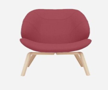 SOFTLINE EDEN SESSEL - Vision - 448 Dark Red