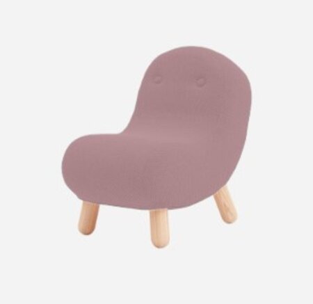 SOFTLINE BOB SESSEL -Felt Melange - 299 Antique Pink