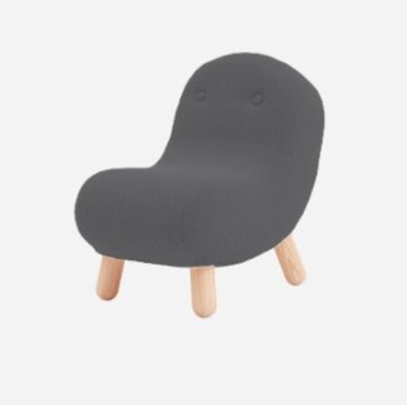 SOFTLINE BOB SESSEL -Felt Melange - 623 Dark Grey