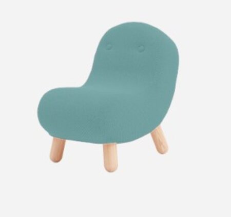 SOFTLINE BOB SESSEL -Felt Melange - 652 Turquoise