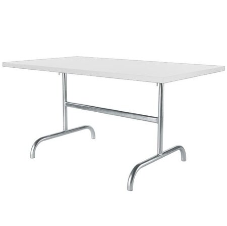 Schaffner Metalltisch Säntis 165 x 90 weiss