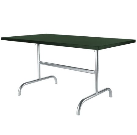 Schaffner Metalltisch Säntis 140 x 80 tannengrün
