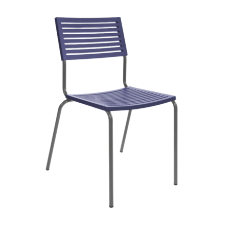 Schaffner Lamello ohne Armlehne - Graphit - Blau
