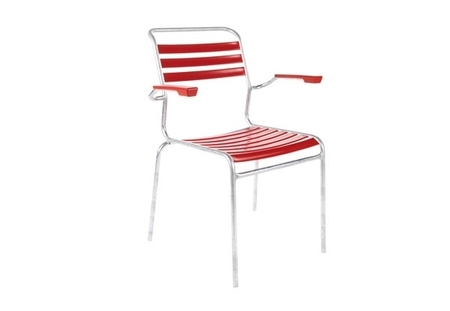 Schaffner Lättlistuhl Säntis mit Armlehne