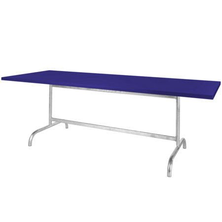 Schaffner Metalltisch Säntis 180x80 - Blau