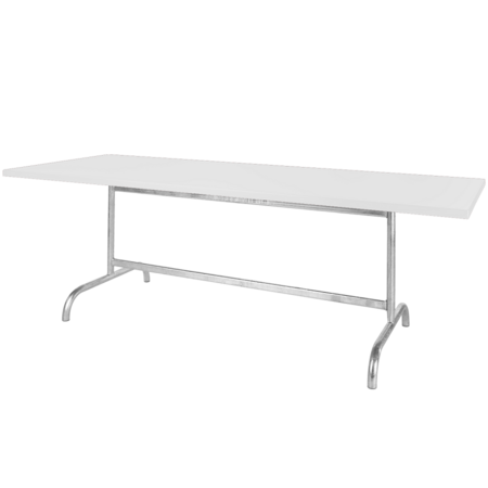 Schaffner Metalltisch Säntis 180x80 - Weiss