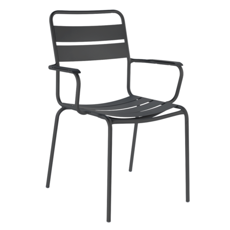 Schaffner Glarus mit Armlehne - Anthrazit