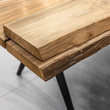 Gloster Raw Split Tisch 102 x 350 cm