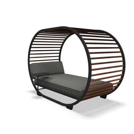 Gloster Cradle Rückenkissen-Pinstripe Coal