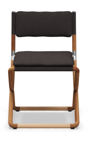 Gloster Navigator FOLDING CHAIR - Stuhl ohne Armlehne - Ground Charcoal