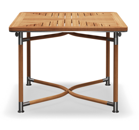Gloster Navigator 100 cm SQUARE FOLDING DINING TABLE - Klapptisch 