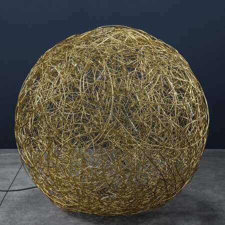 Catellani & Smith FIL DE FER IP65 LED Ø 70 cm - Aluminium in Gold Eloxiert