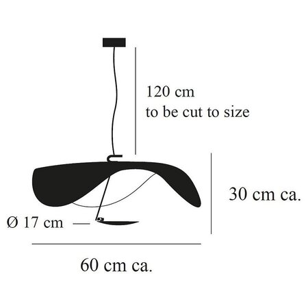 Catellani & Smith Lederam Manta S1 Led-Pendelleuchte