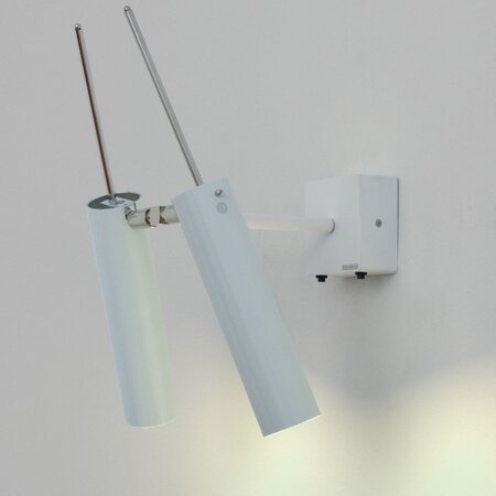 Catellani & Smith LUCENERA 503 LED Wandleuchte - Carbon Weiss