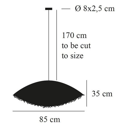 Catellani & Smith POSTKRISI 0050 Pendelleuchte 85 cm