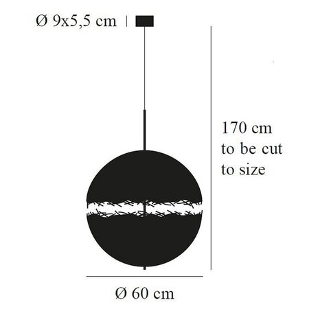 Catellani & Smith POSTKRISI 0066 Pendelleuchte Ø 60 cm