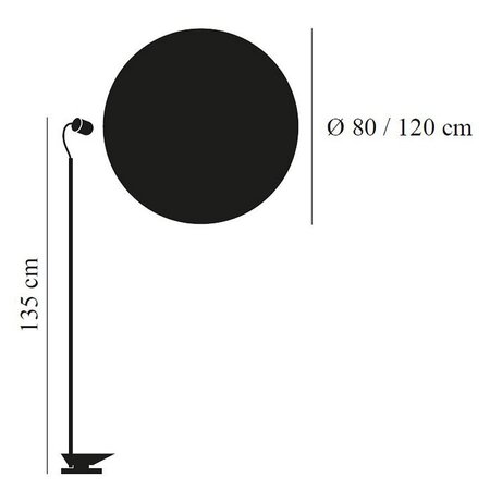 Catellani & Smith STCHU-MOON 08 Wand und Stehleuchte