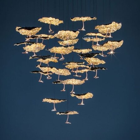 Catellani & Smith Pendelleuchte Gold Moon Chandelier