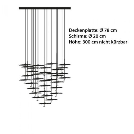Catellani & Smith Pendelleuchte Gold Moon Chandelier