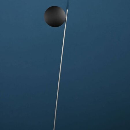 Catellani & Smith Stehleuchte Lederam F0 - Schwarz