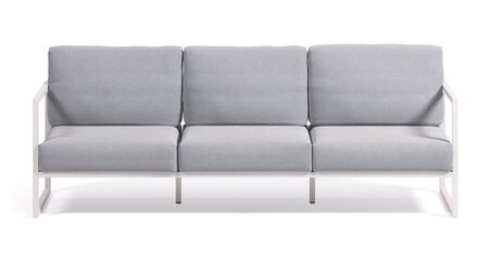 Kave Home COMOVA - Outdoor Sofa -  3 sitzer - Weiss / Blau