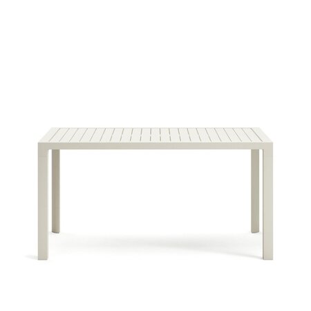 Kave Home CULIP - Gartentisch 150 x 77 cm - Weiß