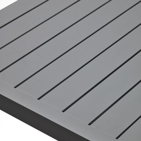 Kave Home CULIP - Gartentisch 150 x 77 cm - Grau