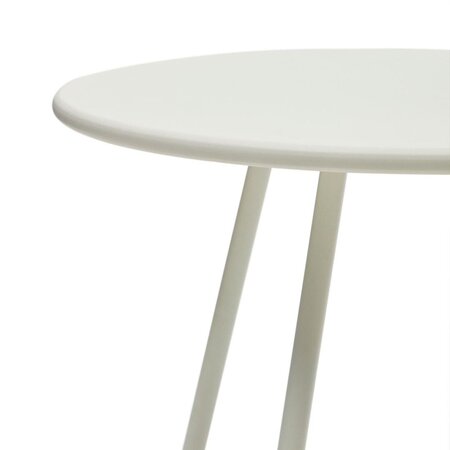 Kave Home MONTJOI - Gartentisch Ø 70 cm - Weiß