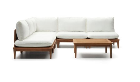 Kave Home PORTITXOL - Outdoor Ecksofa gross mit Couchtisch