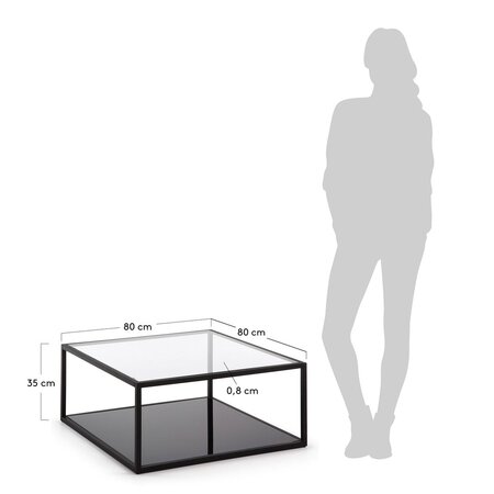 Kave Home BLACKHILL - Couchtisch -80