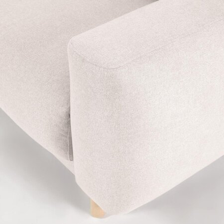 Kave Home SINGA - Sofa 3 Sitzer mit Chaiselongue - Weiss - Rechts