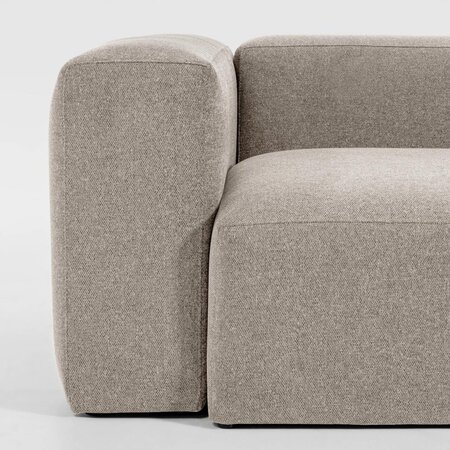 Kave Home BLOK - Ecksofa 3 Sitzer-Beige