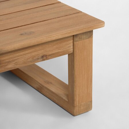 Kave Home FLAVIINA - Outdoor Ecksofa Akazienholz