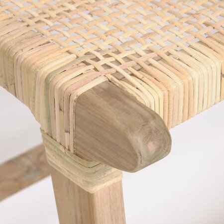 Kave Home BEIDA - Sitzbank Teakholz 120 cm
