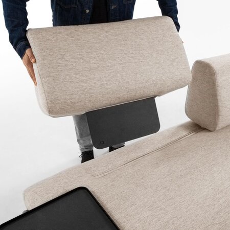 Kave Home COMPO - Sofa 3 Sitzer mit Tablett - 252 cm