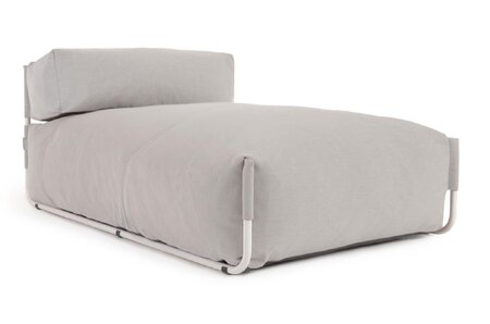 Kave Home SQUARE - Outdoor Modularsofa lang 165x101cm - Grau