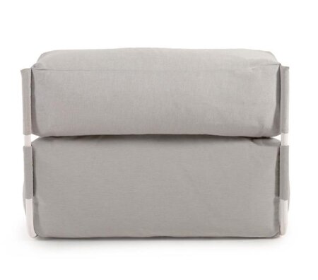 Kave Home SQUARE - Outdoor Modularsofa lang 165x101cm - Grau