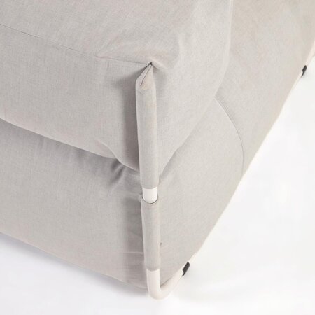 Kave Home SQUARE - Outdoor Modularsofa lang 165x101cm - Grau