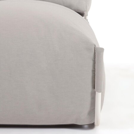 Kave Home SQUARE - Outdoor Modularsofa lang 165x101cm - Grau